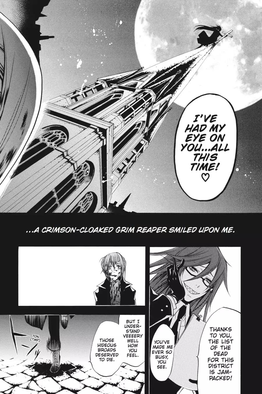 Kuroshitsuji Chapter 11 page 9 - Chapter 11: At noon: The Butler, Retrospective