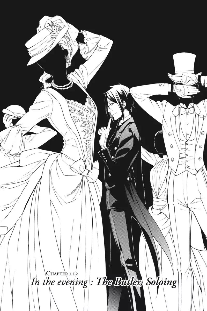 Kuroshitsuji Chapter 112 page 1 - Chapter 112: In the evening: The Butler, Soloing