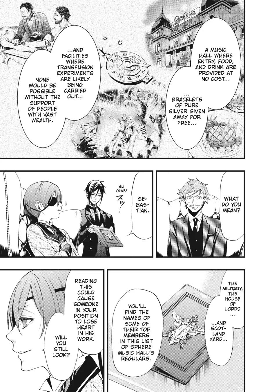 Kuroshitsuji Chapter 115 page 10 - Chapter 115: In the morning: The Butler, Heeding