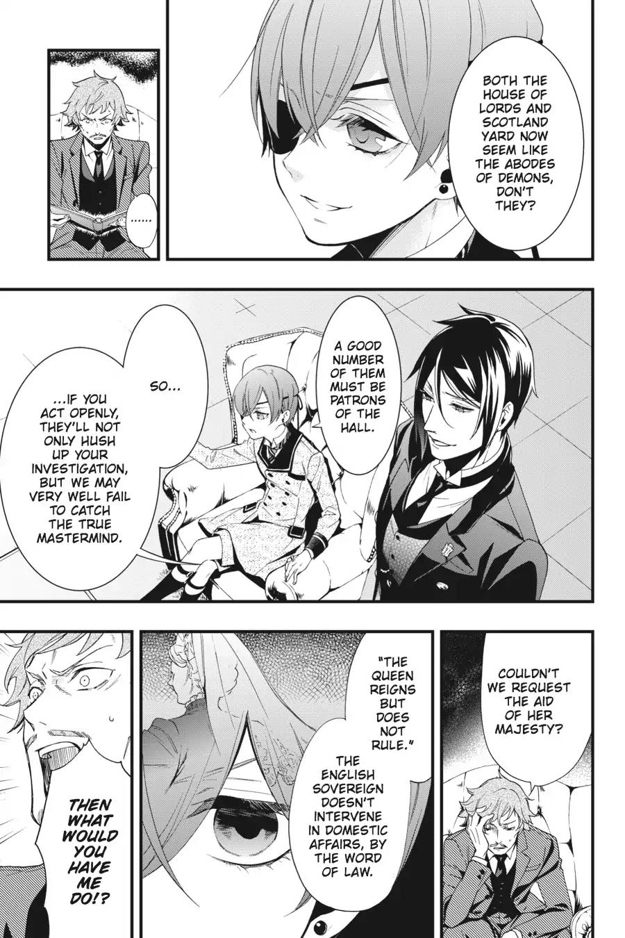 Kuroshitsuji Chapter 115 page 12 - Chapter 115: In the morning: The Butler, Heeding