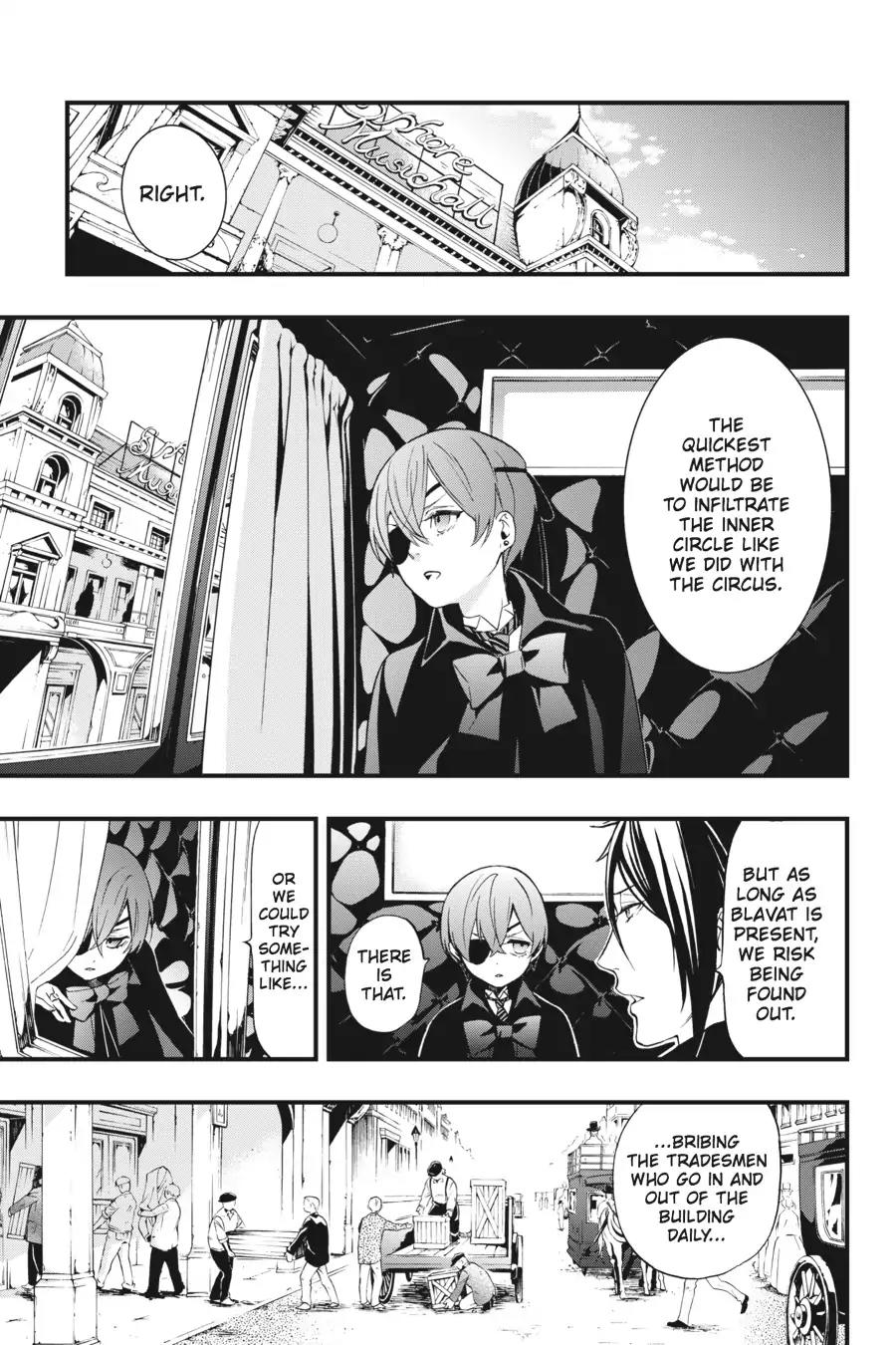 Kuroshitsuji Chapter 115 page 14 - Chapter 115: In the morning: The Butler, Heeding