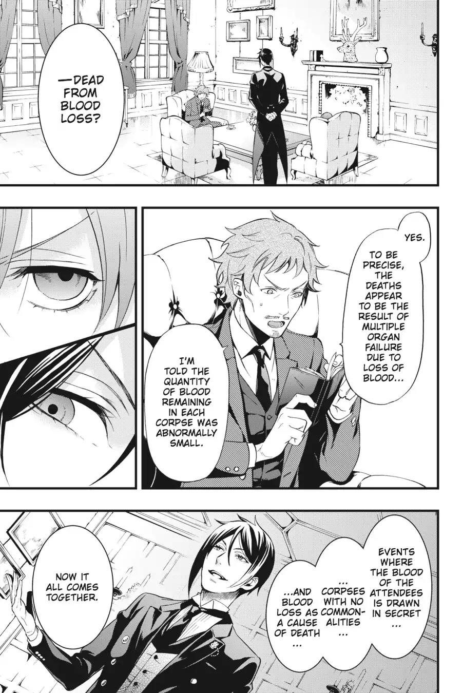 Kuroshitsuji Chapter 115 page 8 - Chapter 115: In the morning: The Butler, Heeding