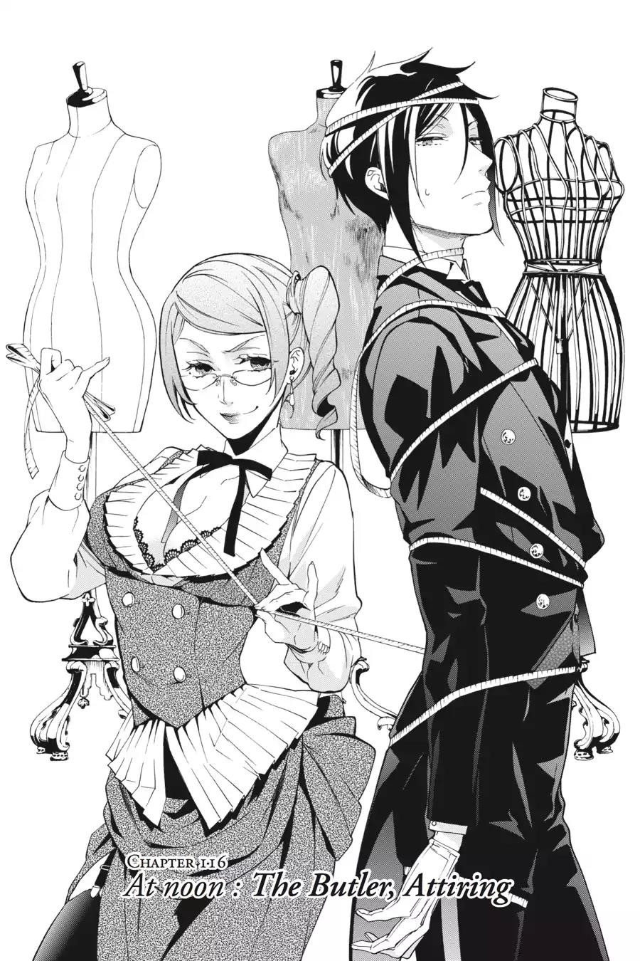 Kuroshitsuji Chapter 116: At noon: The Butler, Attiring thumbnail