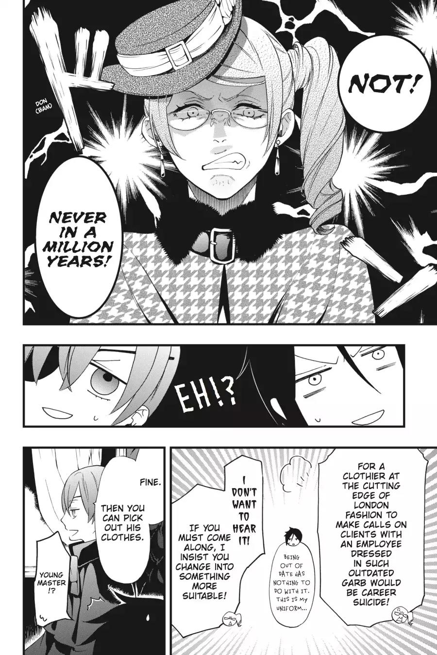 Kuroshitsuji Chapter 116 page 10 - Chapter 116: At noon: The Butler, Attiring