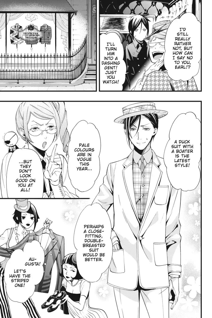 Kuroshitsuji Chapter 116 page 11 - Chapter 116: At noon: The Butler, Attiring