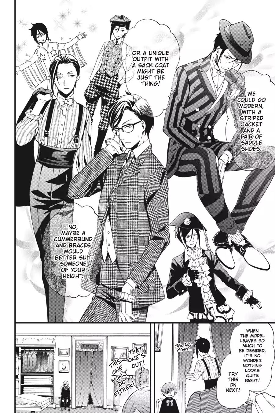 Kuroshitsuji Chapter 116 page 12 - Chapter 116: At noon: The Butler, Attiring
