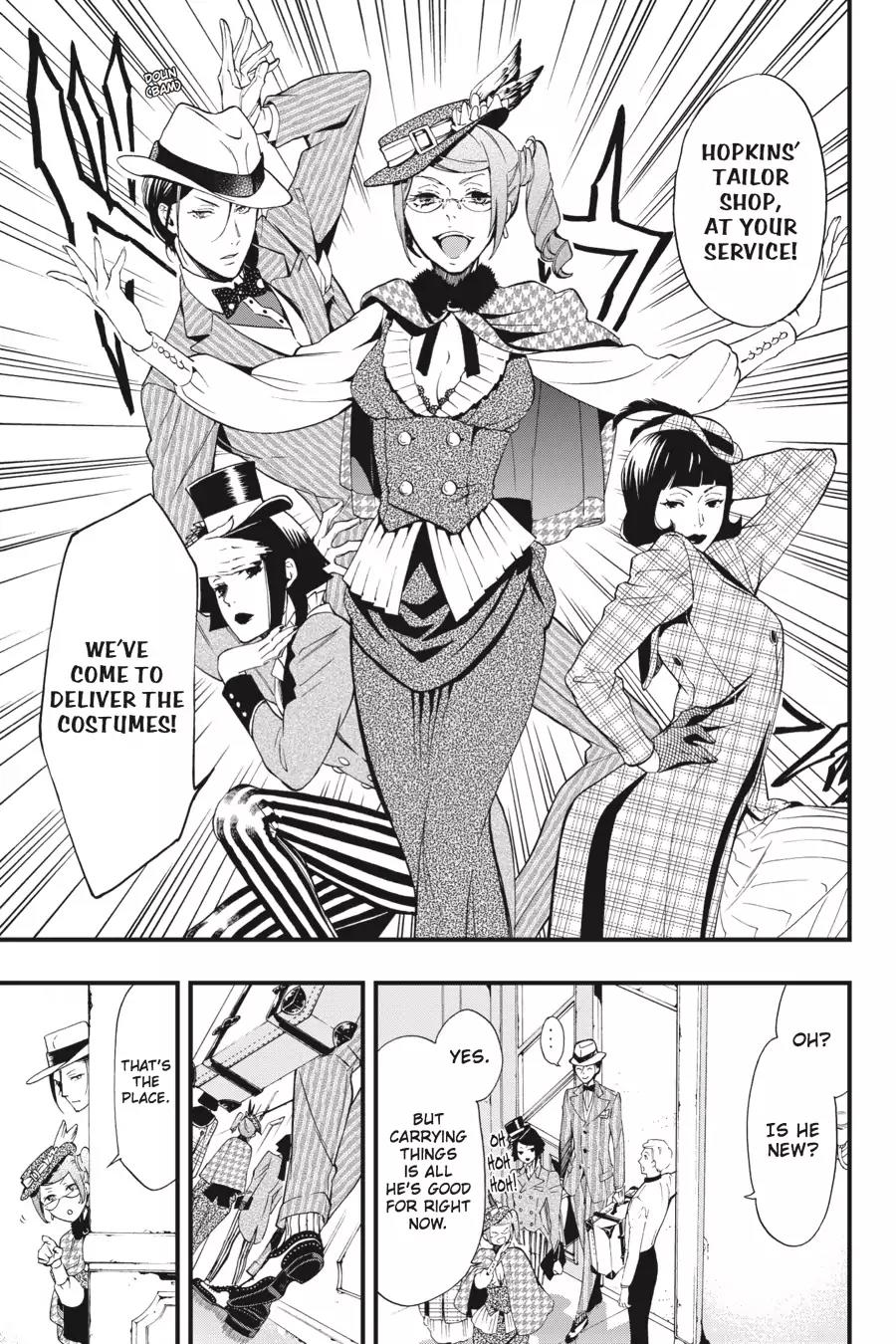Kuroshitsuji Chapter 116 page 15 - Chapter 116: At noon: The Butler, Attiring
