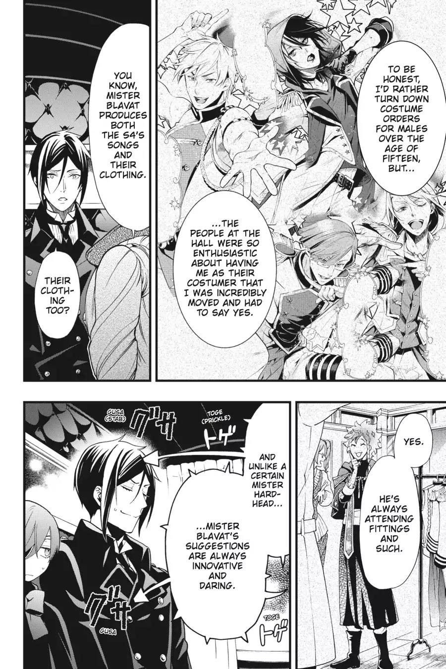 Kuroshitsuji Chapter 116 page 4 - Chapter 116: At noon: The Butler, Attiring