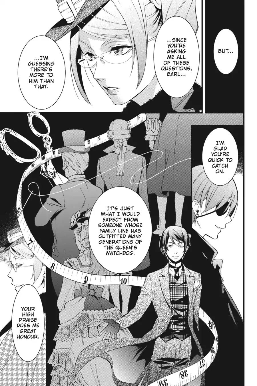Kuroshitsuji Chapter 116 page 5 - Chapter 116: At noon: The Butler, Attiring