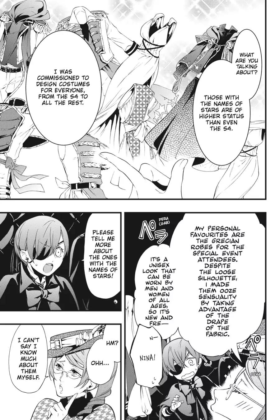 Kuroshitsuji Chapter 116 page 7 - Chapter 116: At noon: The Butler, Attiring