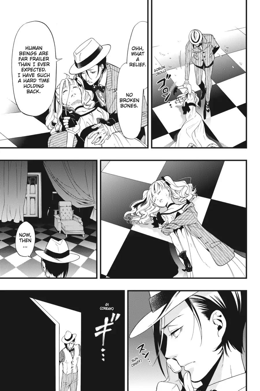 Kuroshitsuji Chapter 117 page 13 - Chapter 117: In the afternoon: The Butler, Sparring