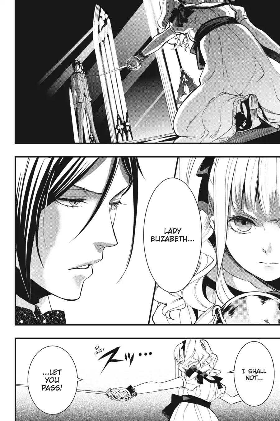 Kuroshitsuji Chapter 117 page 2 - Chapter 117: In the afternoon: The Butler, Sparring