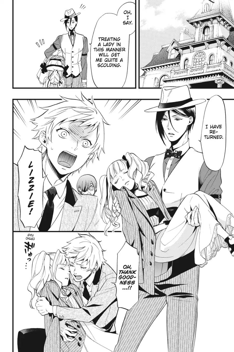 Kuroshitsuji Chapter 117 page 20 - Chapter 117: In the afternoon: The Butler, Sparring