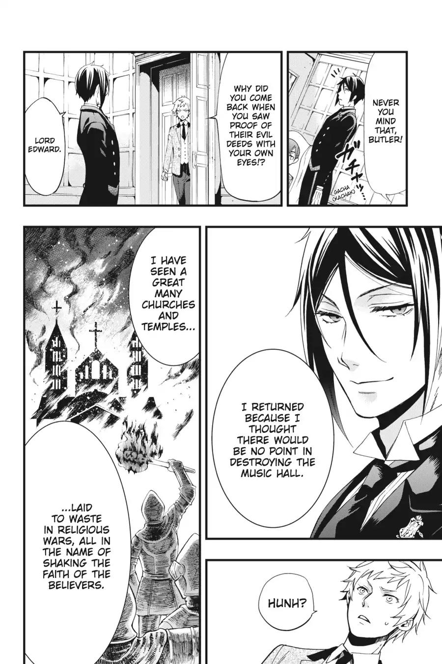Kuroshitsuji Chapter 117 page 22 - Chapter 117: In the afternoon: The Butler, Sparring