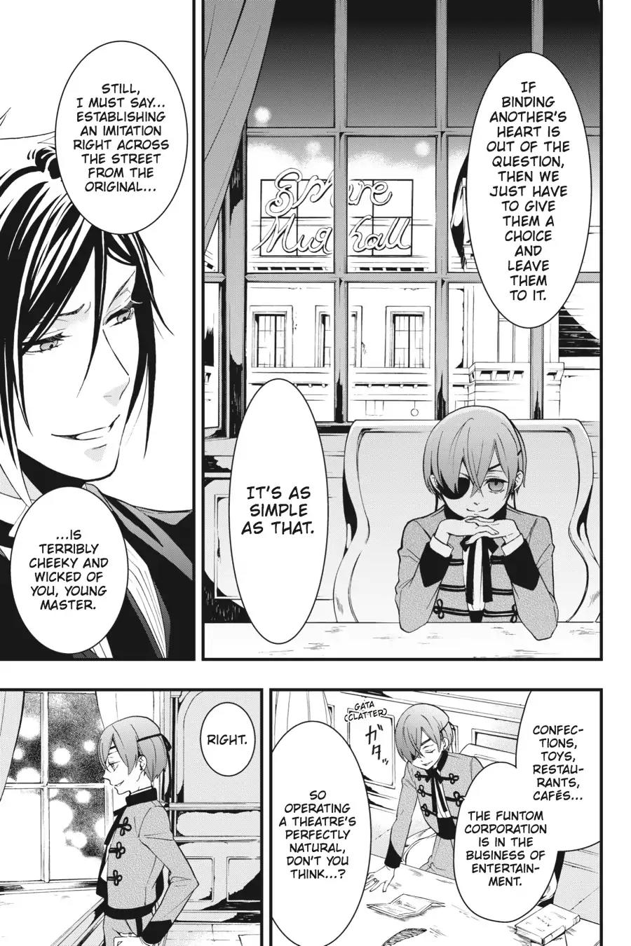 Kuroshitsuji Chapter 118 page 27 - Chapter 118: At night: The Butler, Remodelling