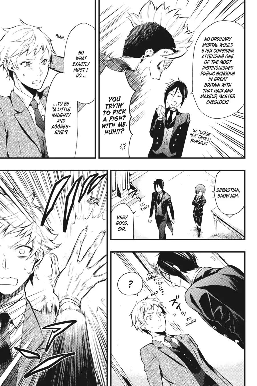 Kuroshitsuji Chapter 119 page 15 - Chapter 119: At midnight: The Butler, Instructing