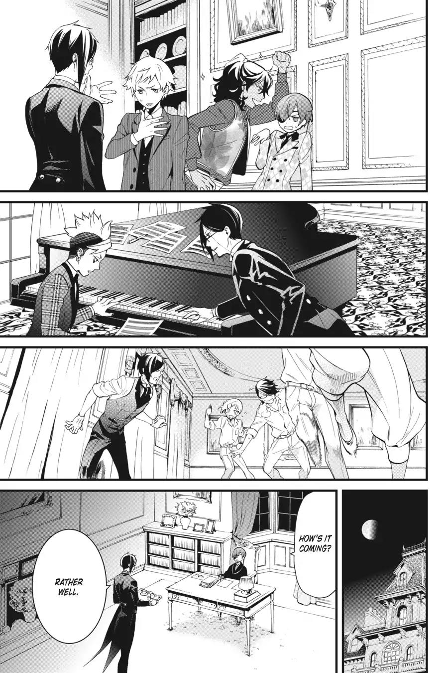 Kuroshitsuji Chapter 119 page 19 - Chapter 119: At midnight: The Butler, Instructing