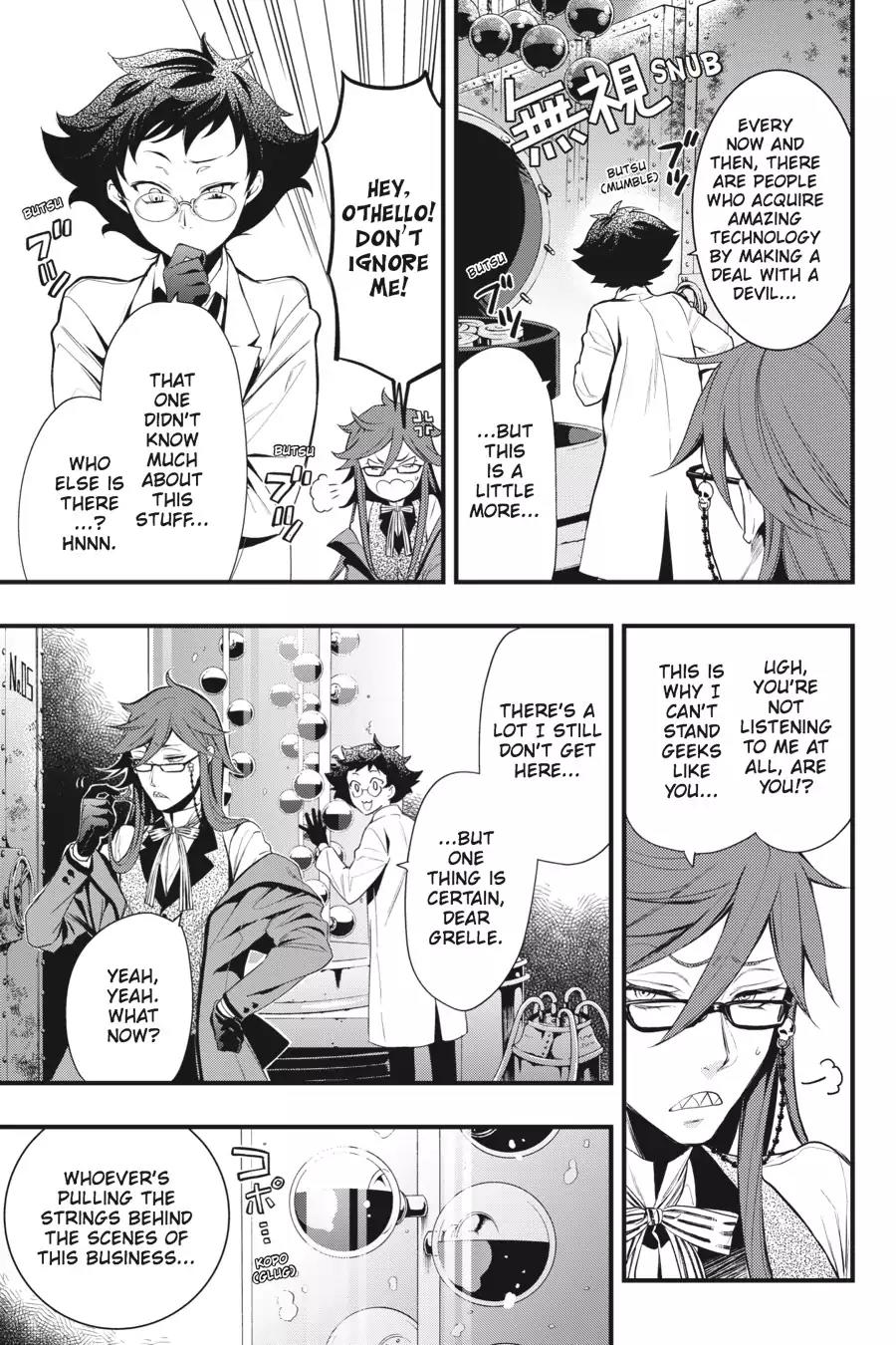 Kuroshitsuji Chapter 119 page 25 - Chapter 119: At midnight: The Butler, Instructing