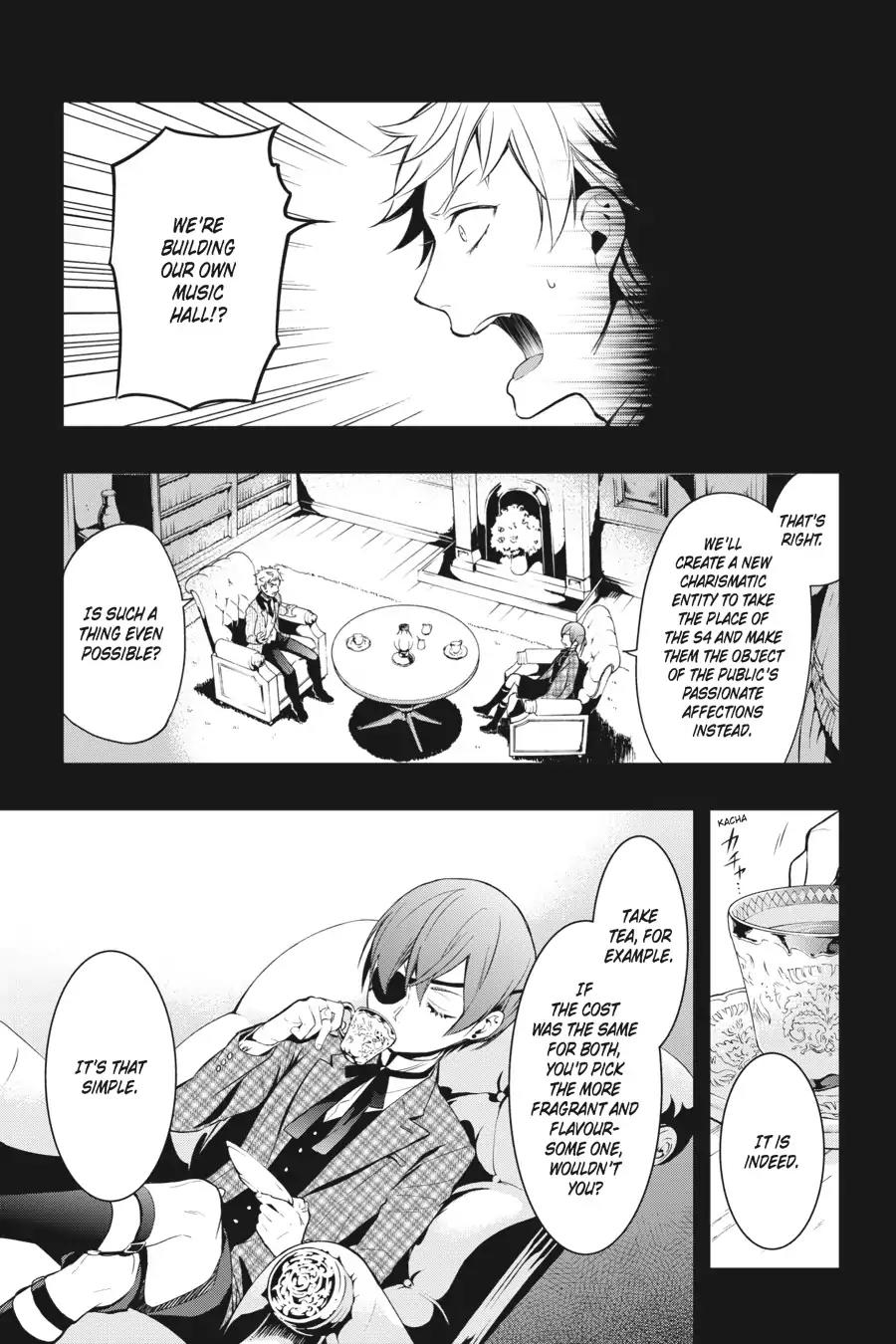 Kuroshitsuji Chapter 119 page 5 - Chapter 119: At midnight: The Butler, Instructing