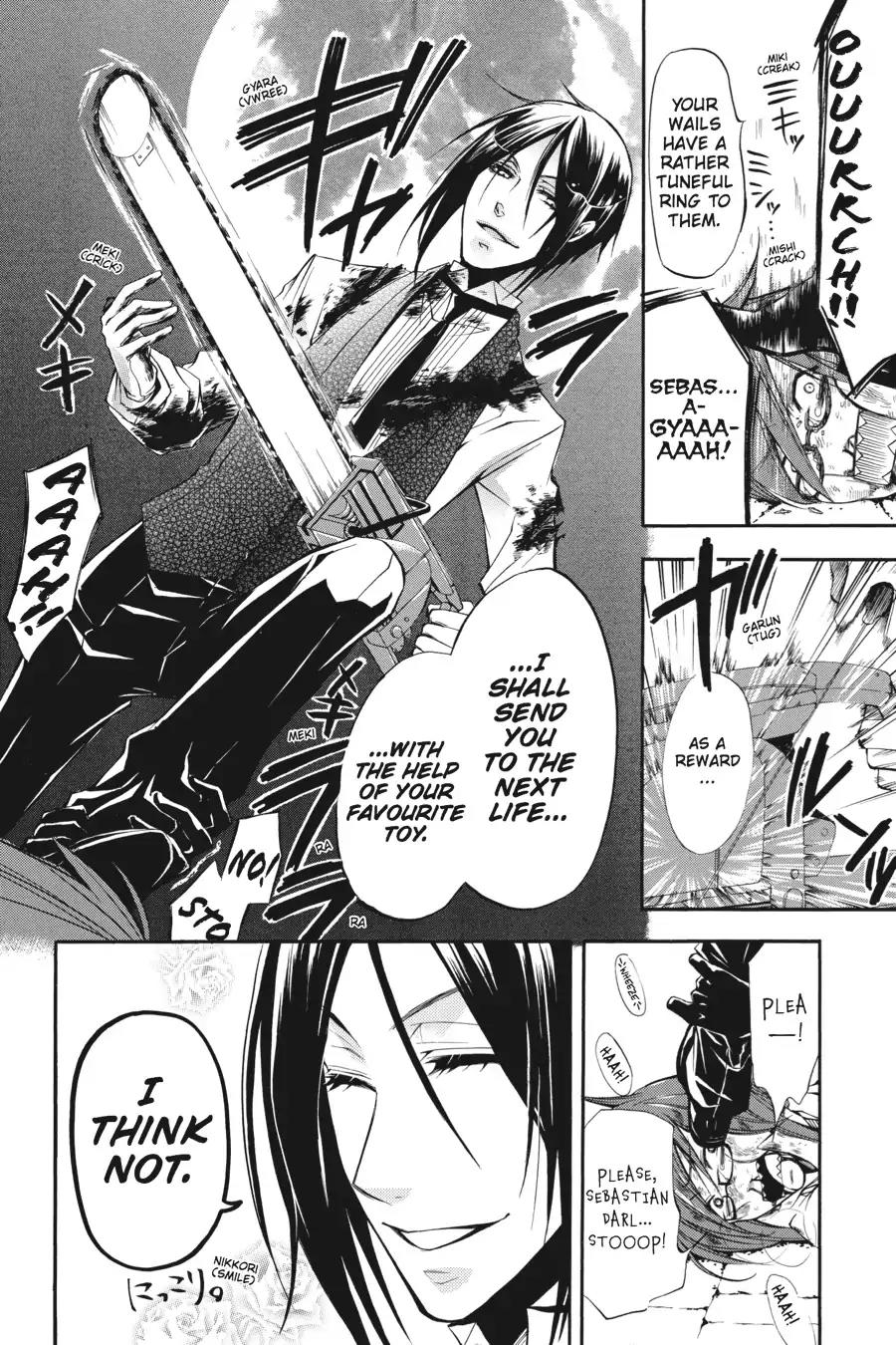 Kuroshitsuji Chapter 12 page 16 - Chapter 12: In the afternoon: The Butler, Retaliatory