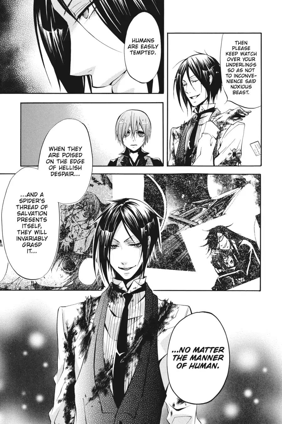 Kuroshitsuji Chapter 12 page 23 - Chapter 12: In the afternoon: The Butler, Retaliatory
