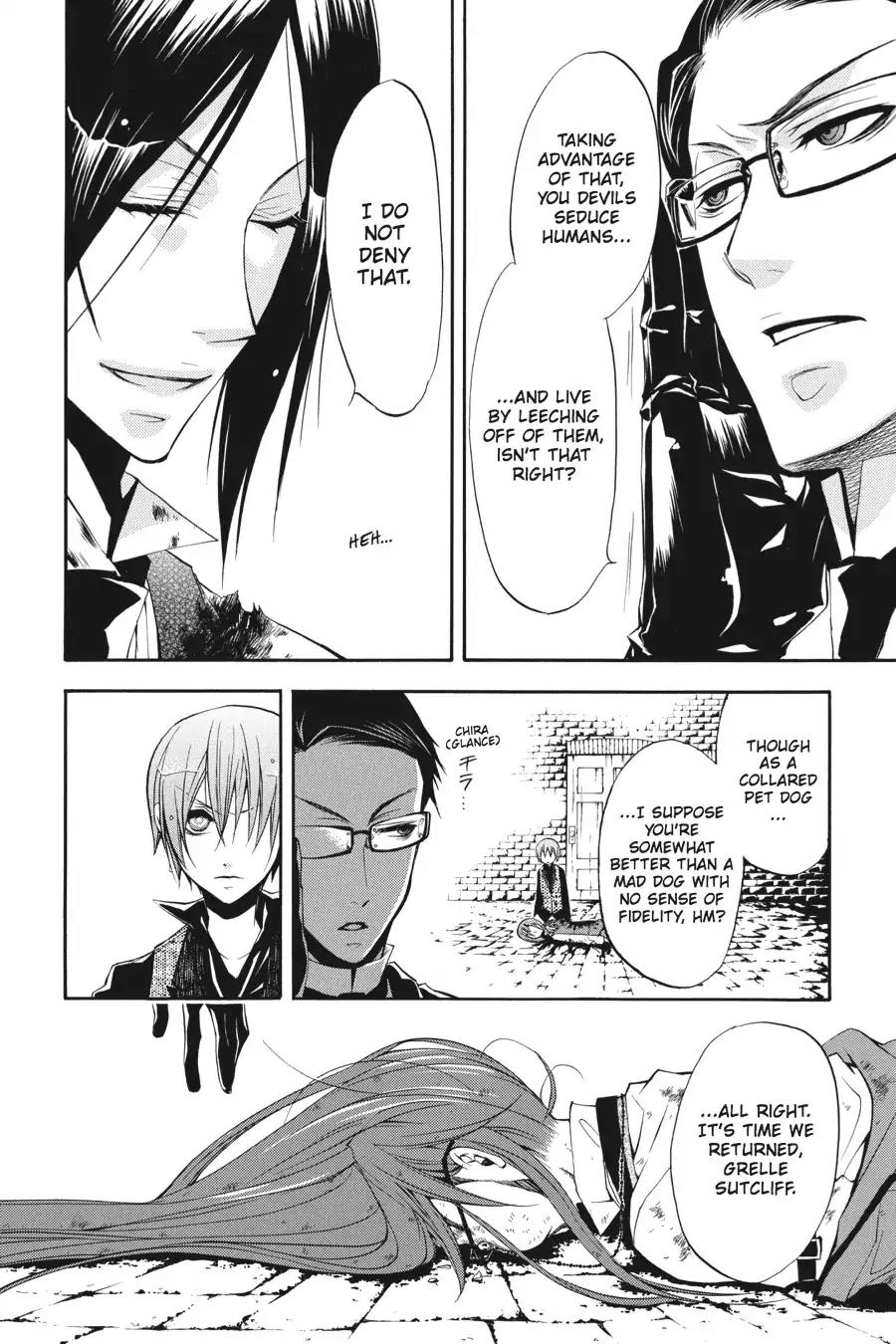 Kuroshitsuji Chapter 12 page 24 - Chapter 12: In the afternoon: The Butler, Retaliatory