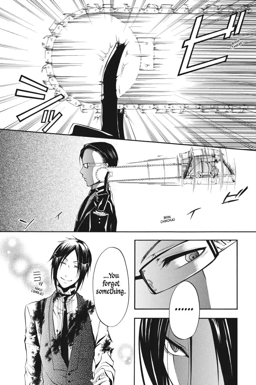 Kuroshitsuji Chapter 12 page 26 - Chapter 12: In the afternoon: The Butler, Retaliatory