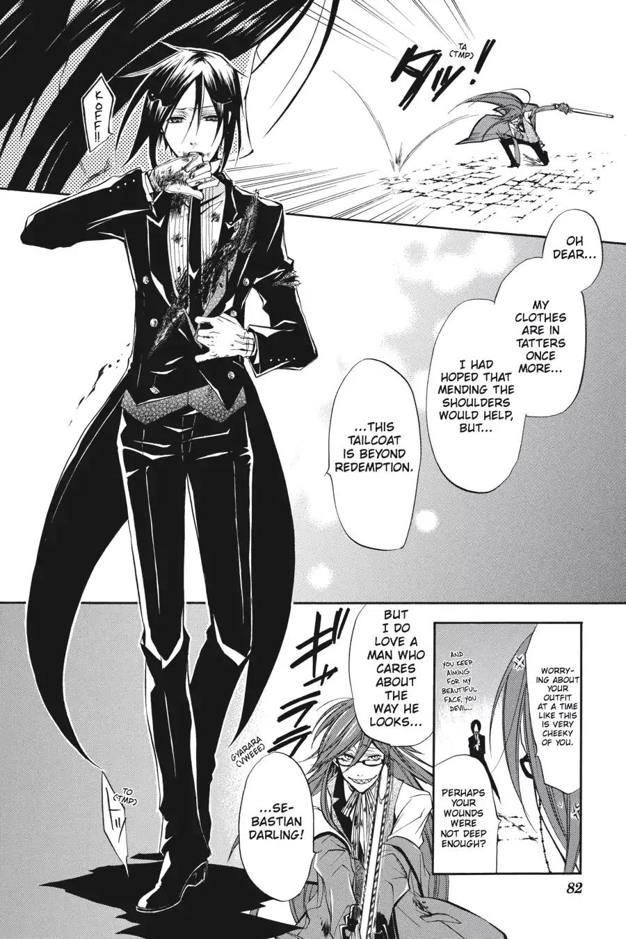 Kuroshitsuji Chapter 12 page 6 - Chapter 12: In the afternoon: The Butler, Retaliatory