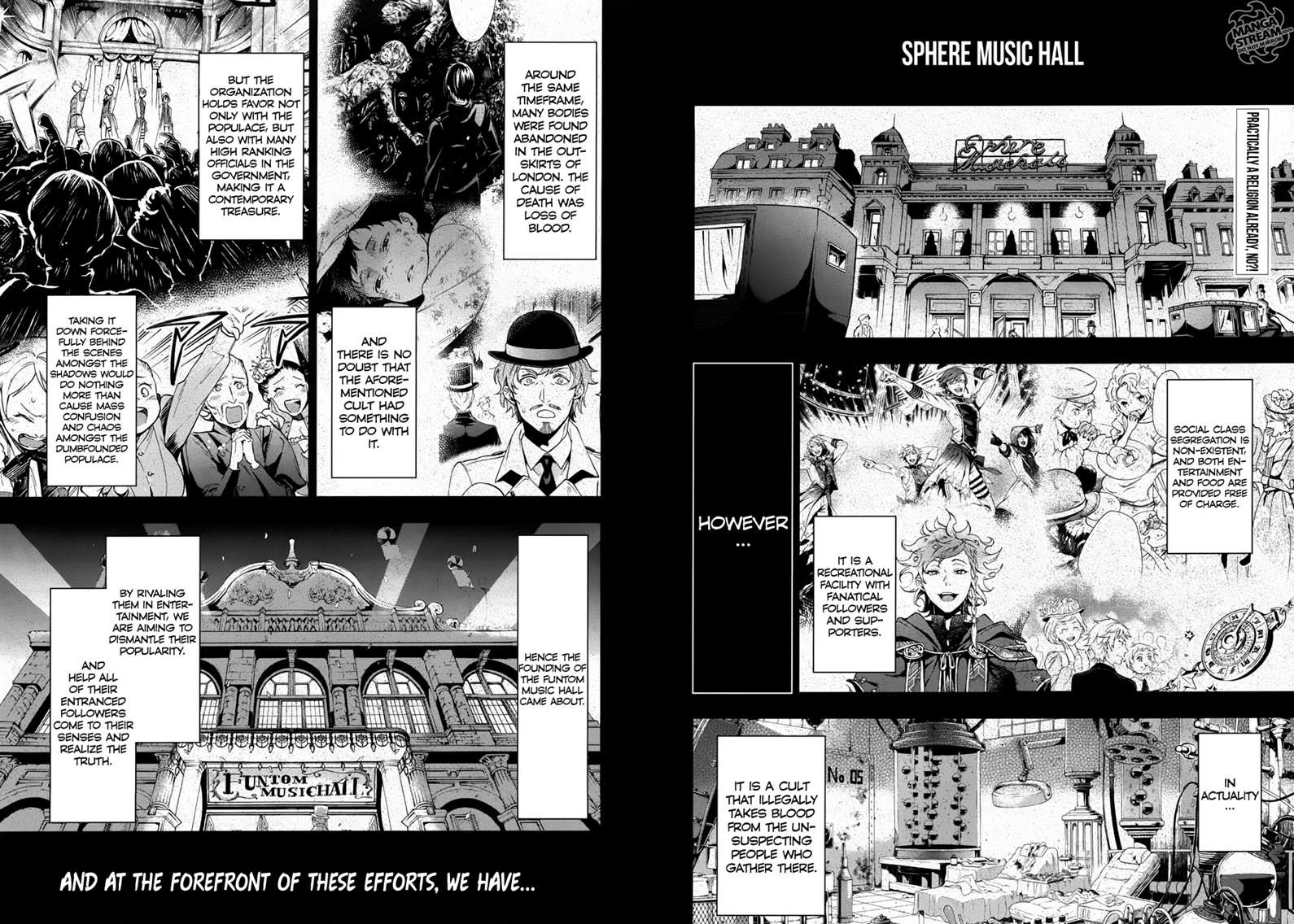 Kuroshitsuji Chapter 121 page 3 - Chapter 121 : That Butler, Listening Silently