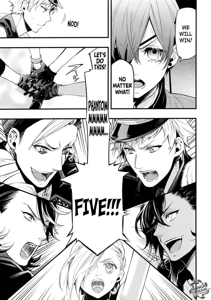 Kuroshitsuji Chapter 121 page 5 - Chapter 121 : That Butler, Listening Silently