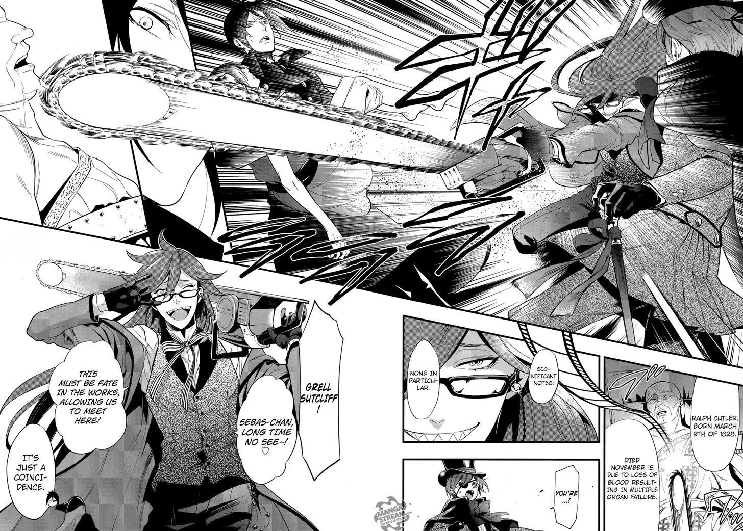 Kuroshitsuji Chapter 125 page 30 - Chapter 125 : That Butler, Hospitalizing