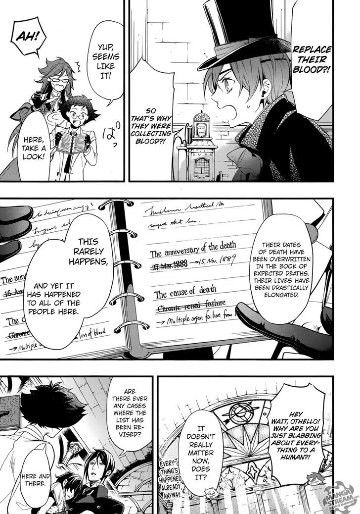 Kuroshitsuji Chapter 125 page 34 - Chapter 125 : That Butler, Hospitalizing