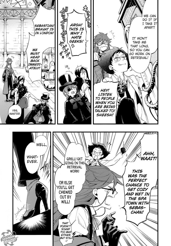 Kuroshitsuji Chapter 125 page 36 - Chapter 125 : That Butler, Hospitalizing