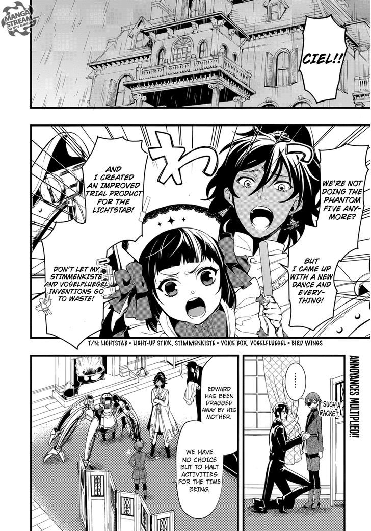 Kuroshitsuji Chapter 125 page 4 - Chapter 125 : That Butler, Hospitalizing