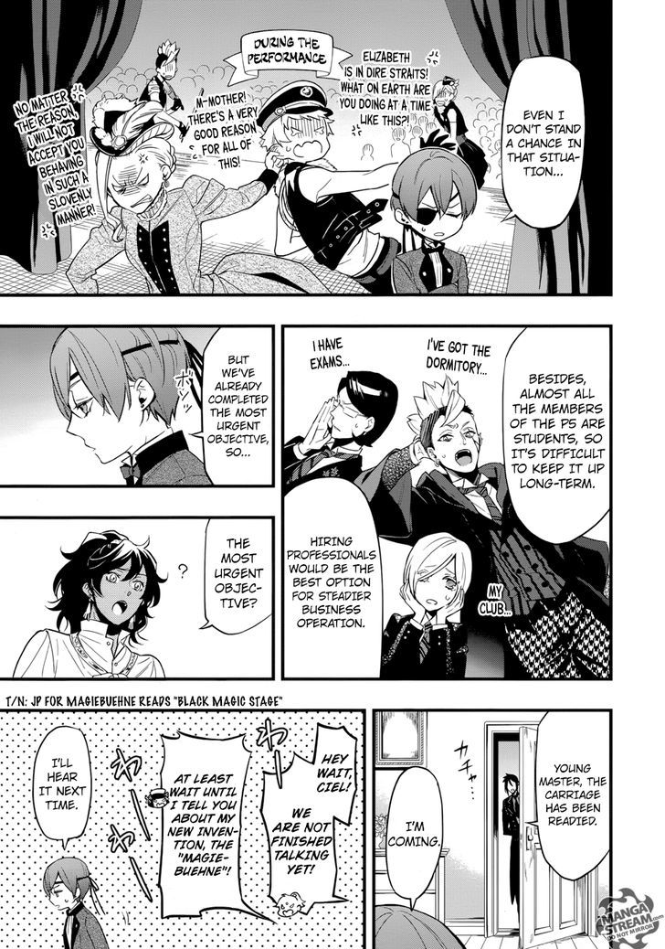 Kuroshitsuji Chapter 125 page 5 - Chapter 125 : That Butler, Hospitalizing