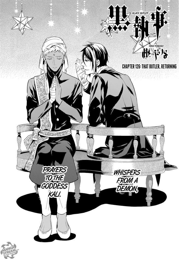 Kuroshitsuji Chapter 126 page 2 - Chapter 126 : That Butler, Returning