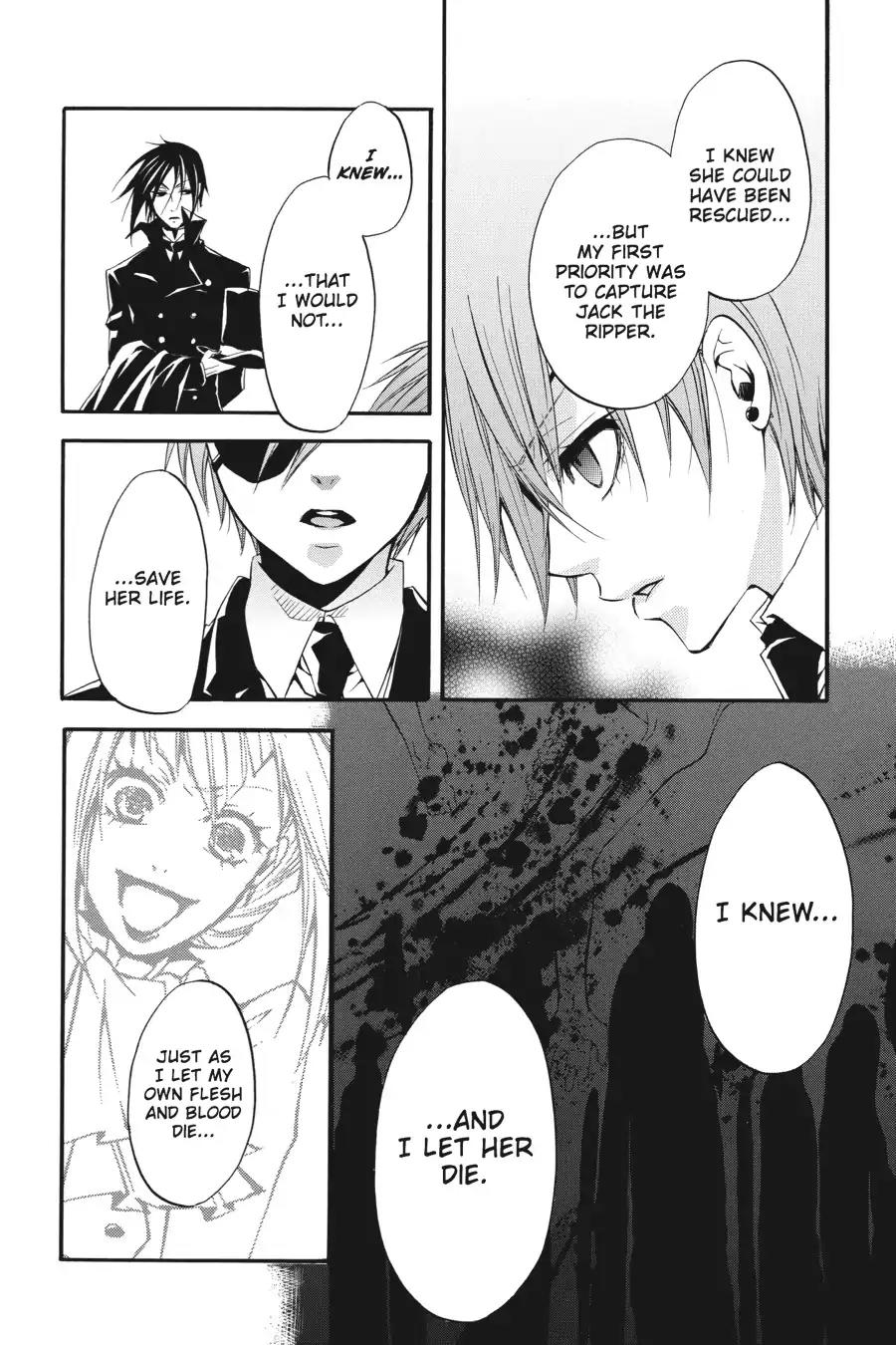 Kuroshitsuji Chapter 13 page 18 - Chapter 13: At night: The Butler, Mourning