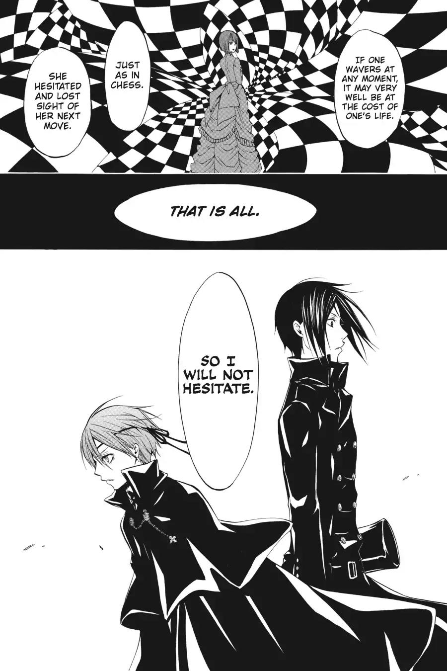 Kuroshitsuji Chapter 13 page 29 - Chapter 13: At night: The Butler, Mourning