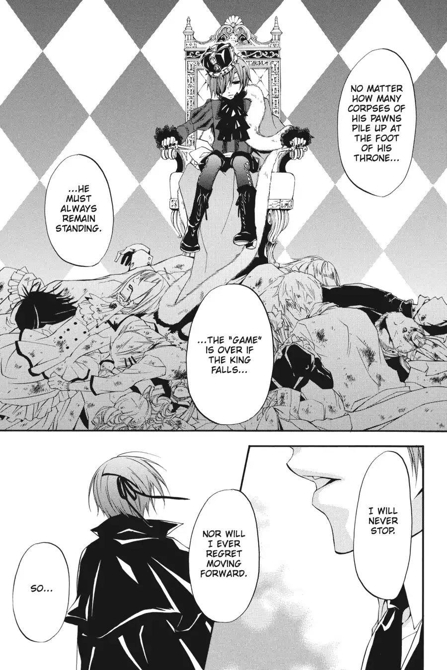 Kuroshitsuji Chapter 13 page 31 - Chapter 13: At night: The Butler, Mourning