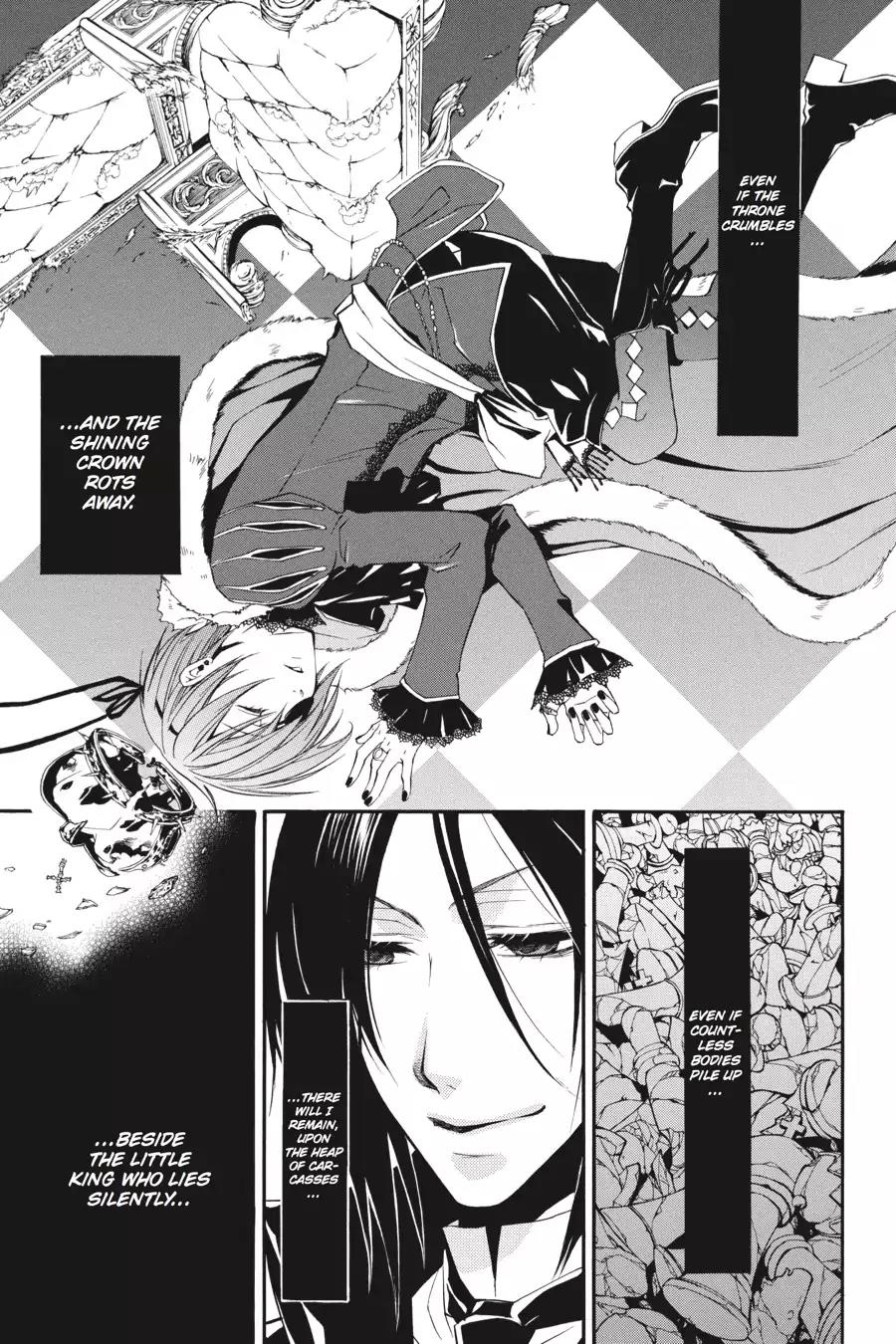 Kuroshitsuji Chapter 13 page 35 - Chapter 13: At night: The Butler, Mourning