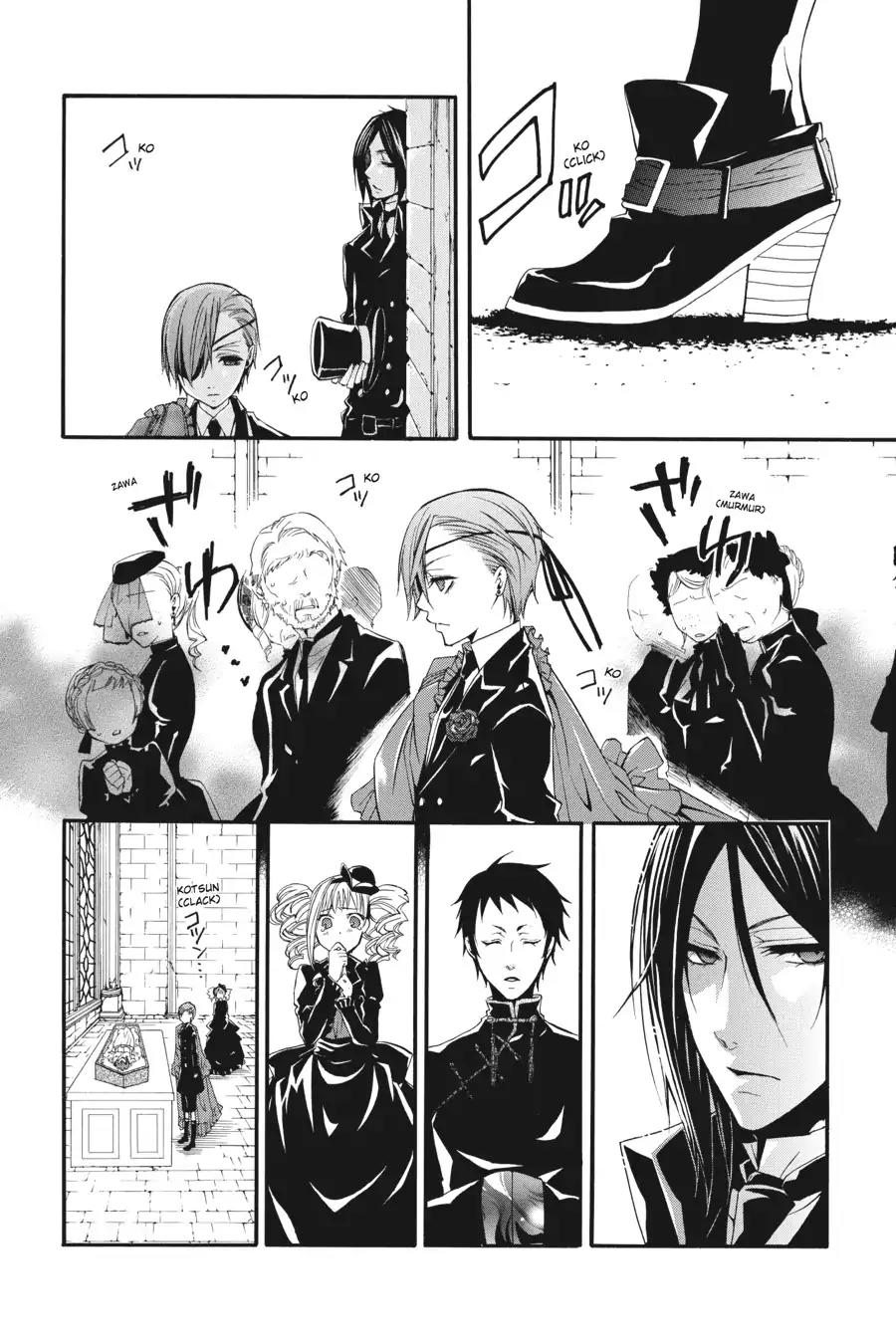 Kuroshitsuji Chapter 13 page 7 - Chapter 13: At night: The Butler, Mourning