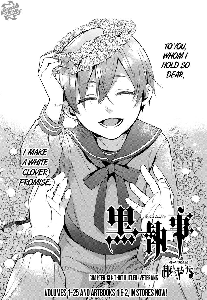 Kuroshitsuji Chapter 131 page 2 - Chapter 131 : That Butler, Veterans