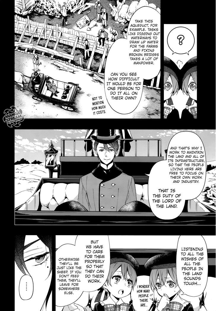 Kuroshitsuji Chapter 132 page 11 - Chapter 132 : That Bulter, Admiring