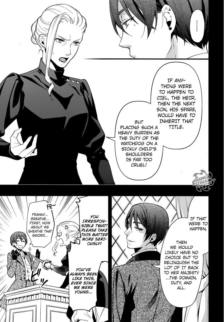 Kuroshitsuji Chapter 132 page 7 - Chapter 132 : That Bulter, Admiring
