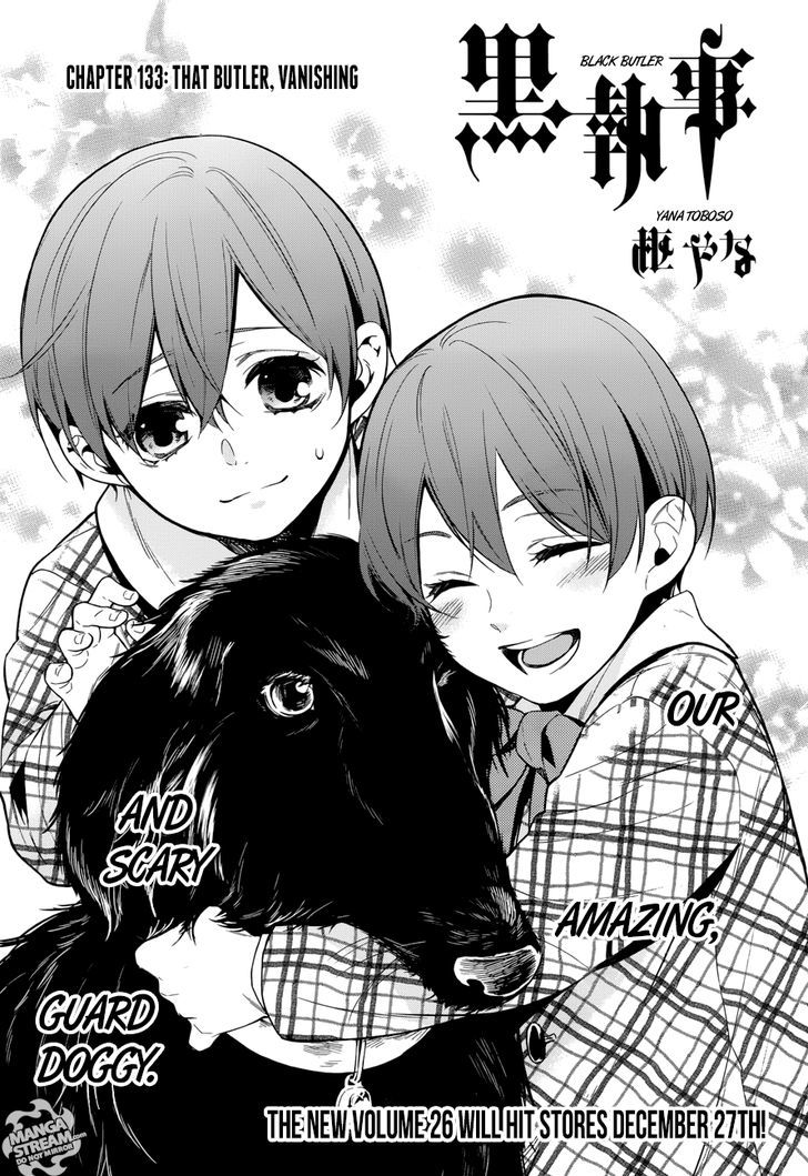 Kuroshitsuji Chapter 133 page 3 - Chapter 133 : That Bulter, Vanishing