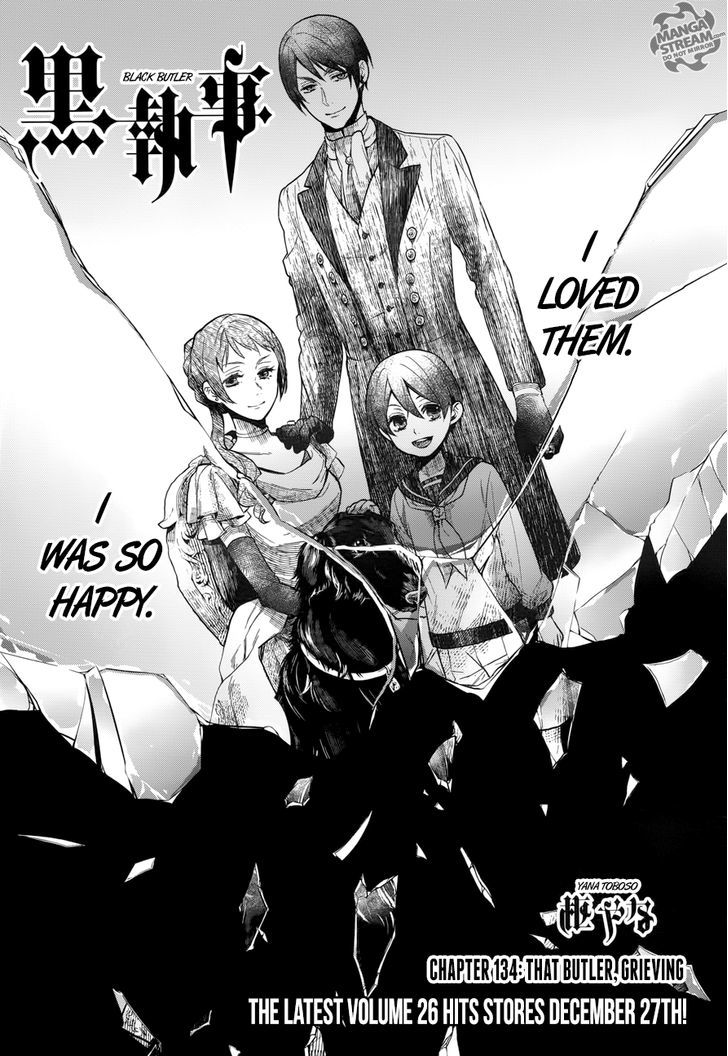 Kuroshitsuji Chapter 134 page 2 - Chapter 134 : That Butler, Grieving