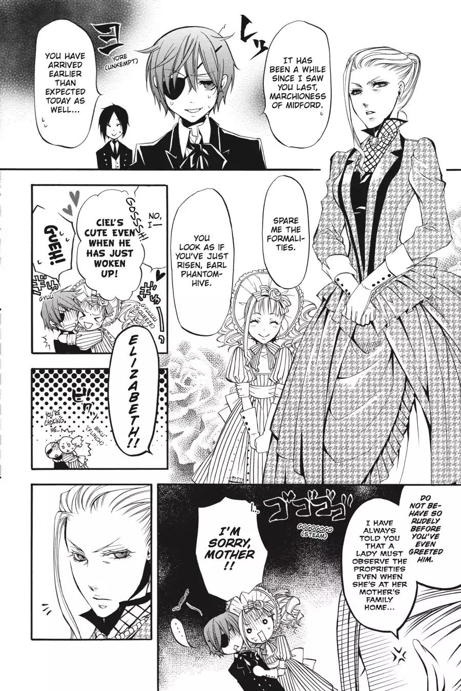 Kuroshitsuji Chapter 14 page 10 - Chapter 14: At midnight: The Butler, On the Hunt