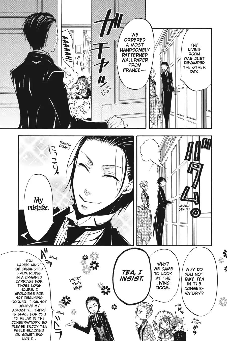 Kuroshitsuji Chapter 14 page 15 - Chapter 14: At midnight: The Butler, On the Hunt