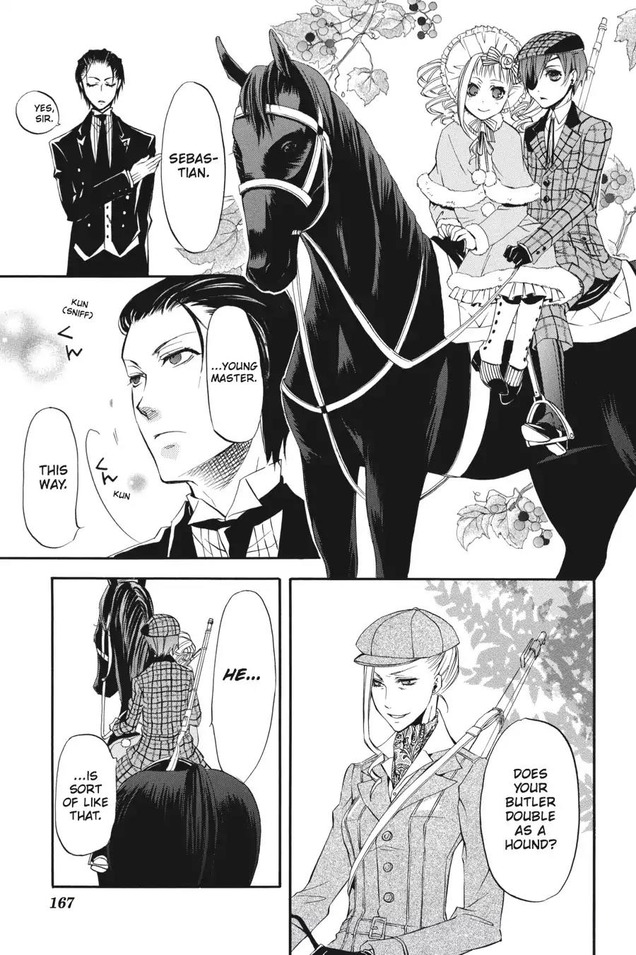 Kuroshitsuji Chapter 14 page 19 - Chapter 14: At midnight: The Butler, On the Hunt