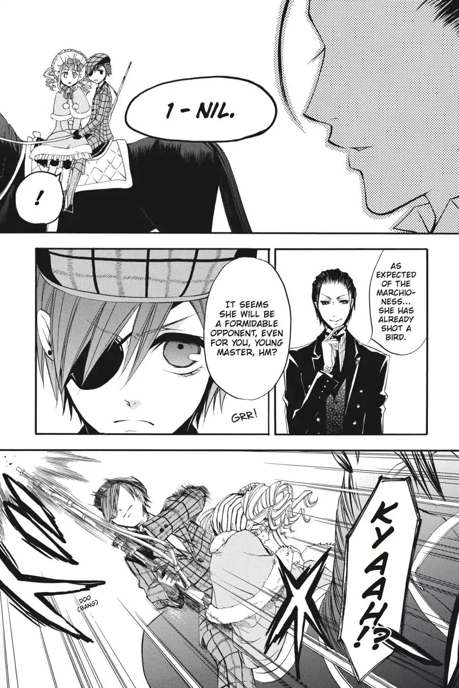 Kuroshitsuji Chapter 14 page 21 - Chapter 14: At midnight: The Butler, On the Hunt